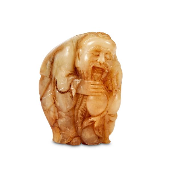 



FIGURE OF A SAGE, CHINA, QING DYNASTY, 19TH C.
