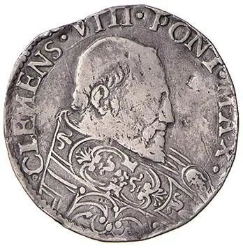 CLEMENTE VIII (IPPOLITO ALDOBRANDINI 1592 - 1605), BIANCO
