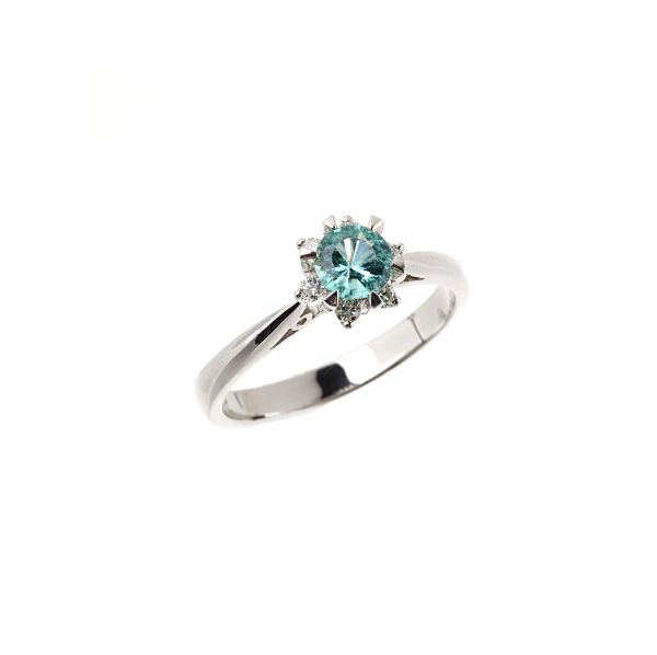 



ANELLO CON PARAIBA E DIAMANTI
