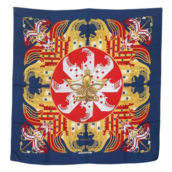 HERMES SILK SCARF &quot;PROUES&quot;