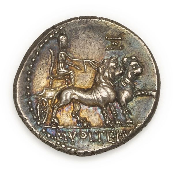 Volteia - Denario M. Volteius M.f. (78 a.C.) - Zecca: Roma