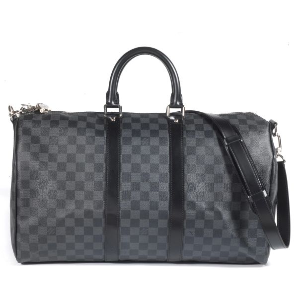 LOUIS VUITTON GRAPHITE DAMIER ROADSTER DUFFLE