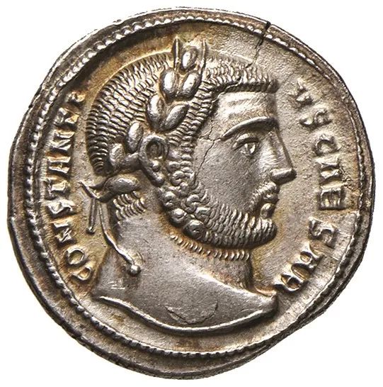 COSTANZO CLORO (293-305 d. C.) ARGENTEO, zecca di Antiochia