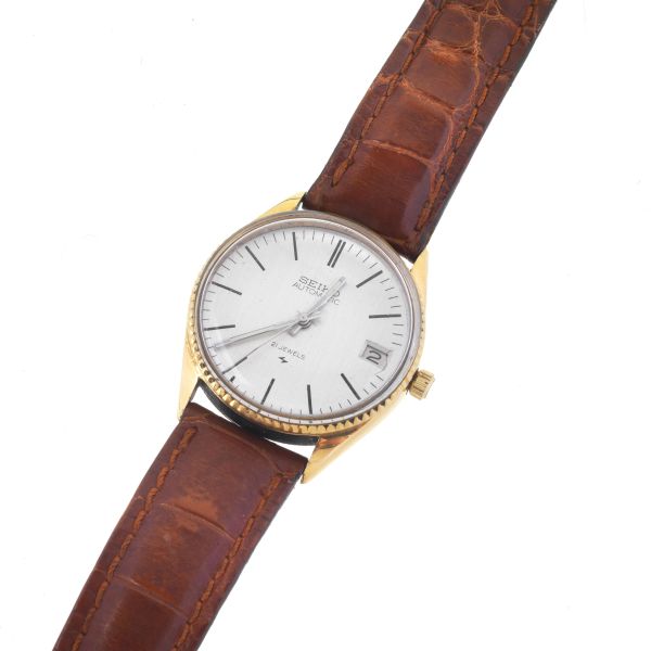 SEIKO YELLOW GOLD WRISTWATCH