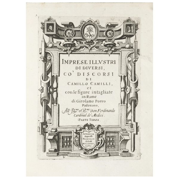Camilli, Camillo. Imprese illustri. Venezia, Ziletti, 1586.