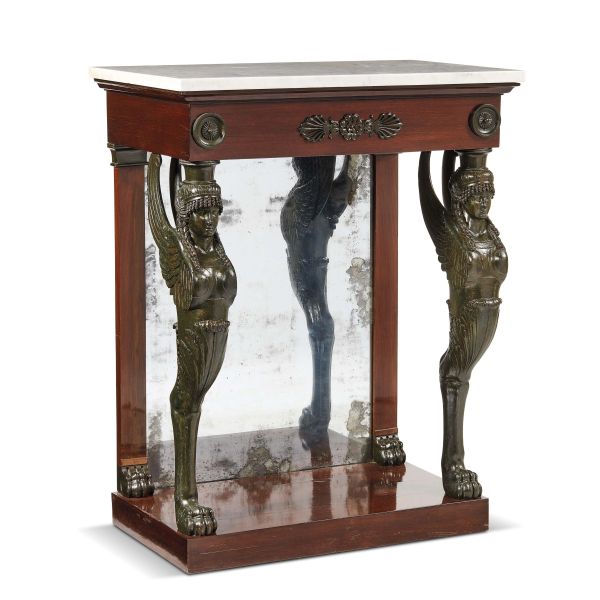 A TUSCAN CONSOLE, 19TH CENTURY