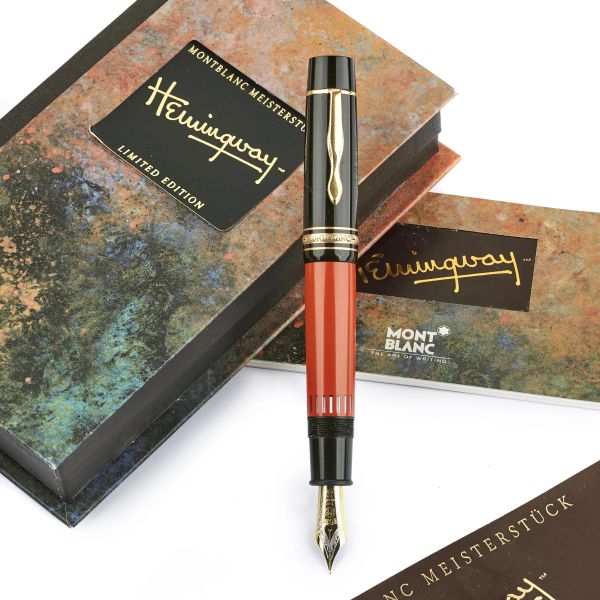 Montblanc - MONTBLANC MEISTERSTÜCK "ERNEST HEMINGWAY" FOUNTAIN PEN, WRITERS LIMITED EDITION N. SE6799/08, 1992