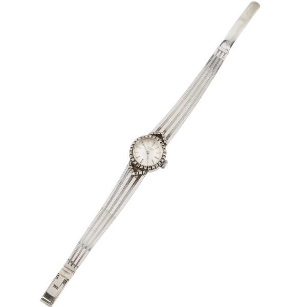 LONGINES OROLOGIO DA DONNA IN ORO BIANCO E DIAMANTI