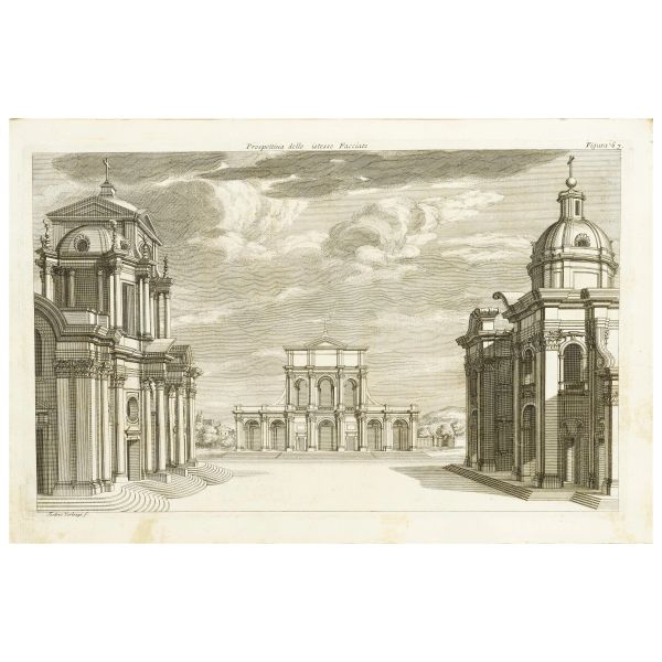 Pozzo, Andrea. Prospettiva de’ pittori e architetti. Roma, Komarek, 1693-1700.