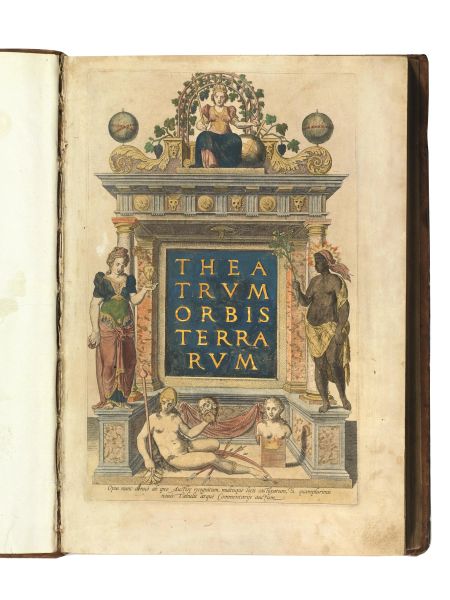 (Atlante)   ORTELIUS, Abraham.   Theatrum orbis terrarum.   (Antuerpiae, auctoris aere & cura impressum absolutumque apud Aegidium Radaeum Gandensem, 1575).