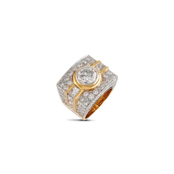 ANELLO A FASCIA CON DIAMANTI