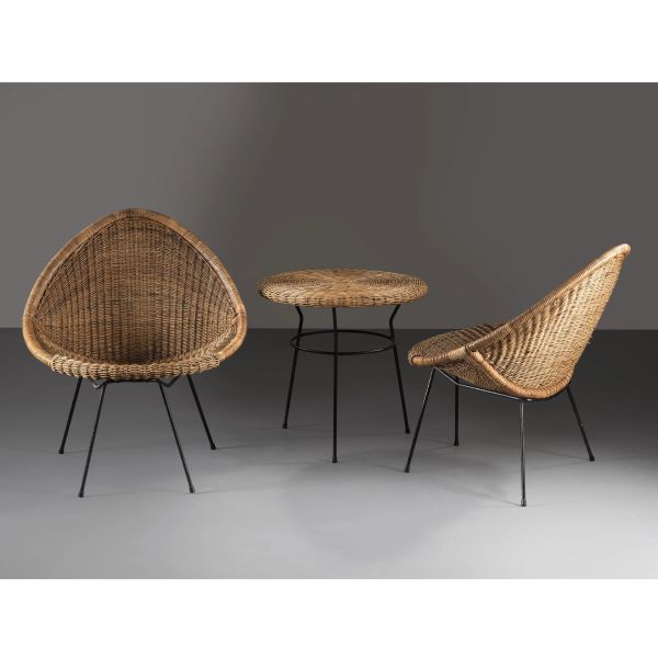 



TWO CHAIRS AND A LOW TABLE 