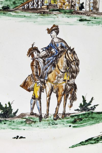 GRANDE PIATTO, MILANO, MANIFATTURA CLERICI, 1770 CIRCA