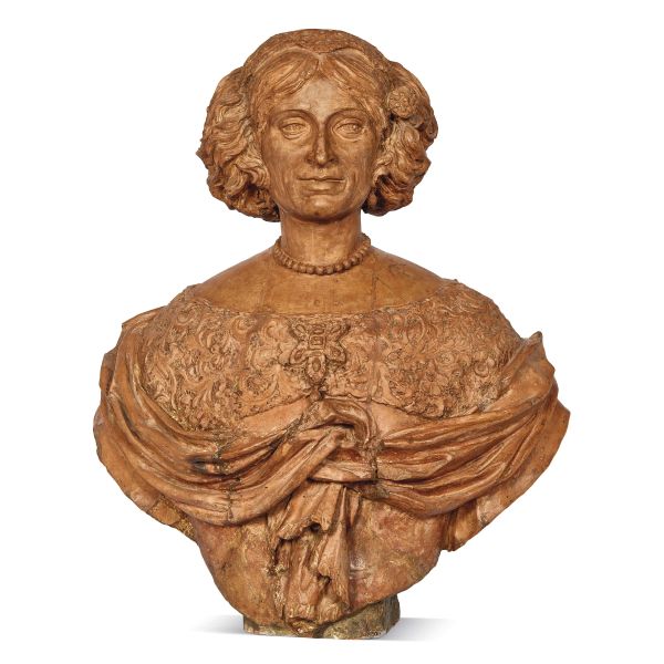 Giovacchino Fortini, portrait of Prudenza Feroni, terracotta