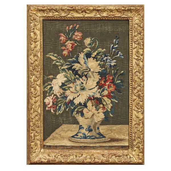 



A PAIR OF FRENCH EMBROIDERIES, 18TH CENTURY