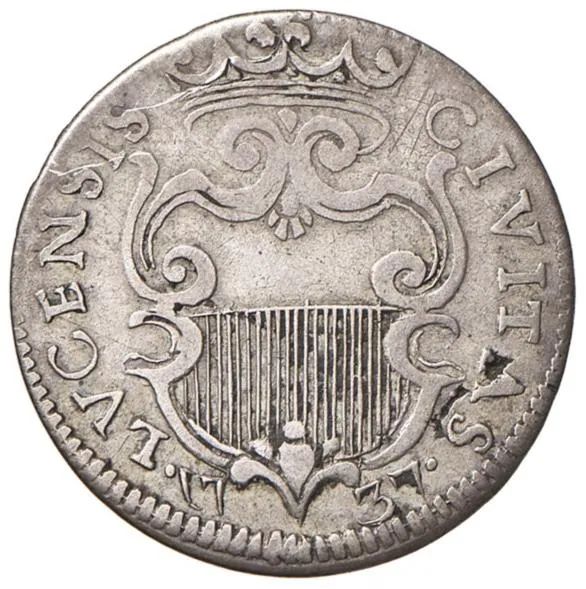 LUCCA REPUBBLICA (1369-1799), GROSSO O BARBONE DA 6 BOLOGNINI 1737