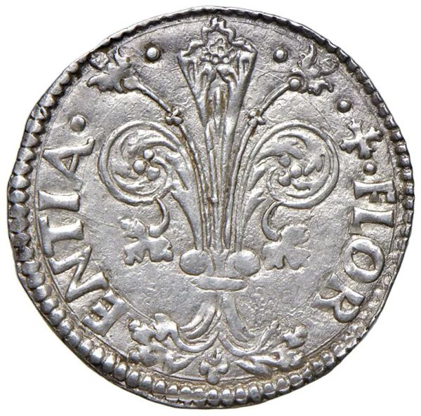 



FIRENZE. REPUBBLICA (sec. XIII-1532). GROSSO DA 6 SOLDI 8 DENARI I semestre 1484 (simbolo: stemma Medici con G, Gerozio di Cambio Medici)