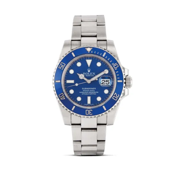 Rolex - 



ROLEX SUBMARINER &quot;SMURF&quot; IN ORO BIANCO REF. 116619LB N. V5379XX