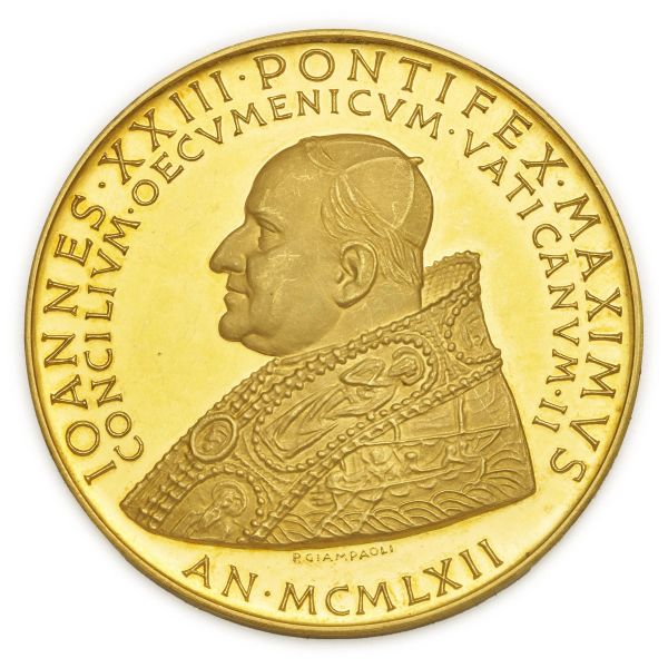 



Vaticano &ndash; Giovanni XXIII (1958-1963) &ndash; Medaglia 1962 celebrativa del Concilio Vaticano II