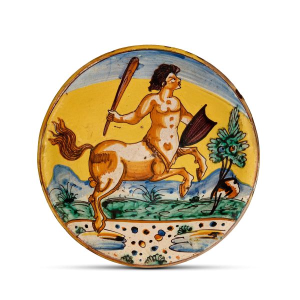 



A DISH, MONTELUPO, FIRST HALF 17TH CENTURY