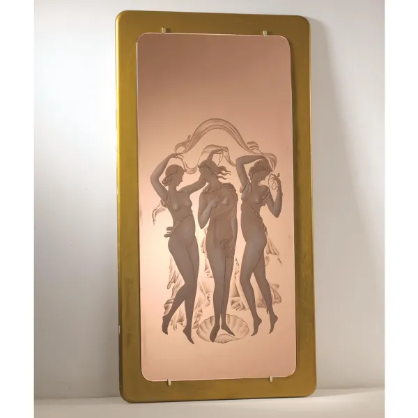 



MIRROR, GOLD WOODEN FRAME 