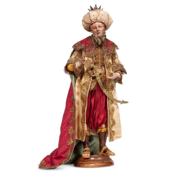 



A MAGUS (MELCHIOR), NAPLES, 18TH CENTURY