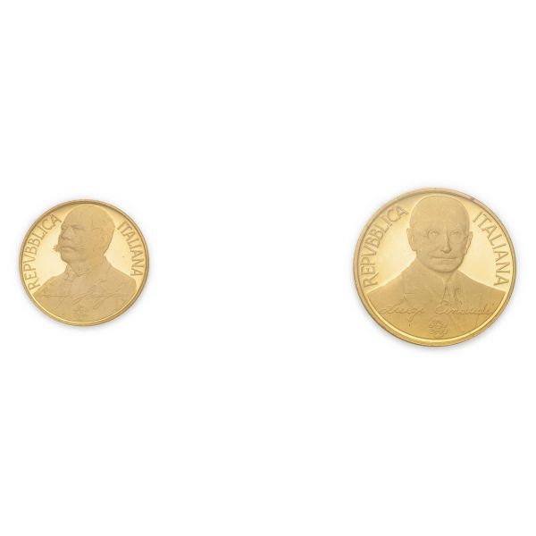 



Coppia delle 50.000 e 100.000 Lire in oro 1994