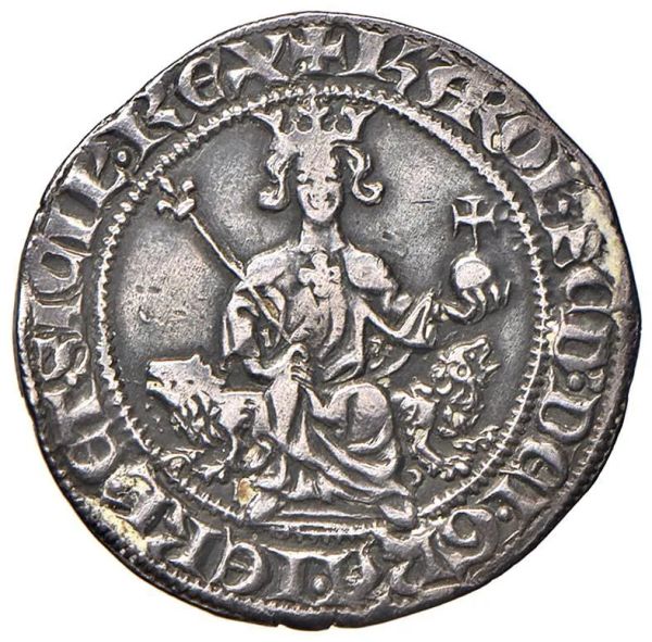 NAPOLI CARLO II D&rsquo;ANGIO&rsquo; (1285-1309) GIGLIATO