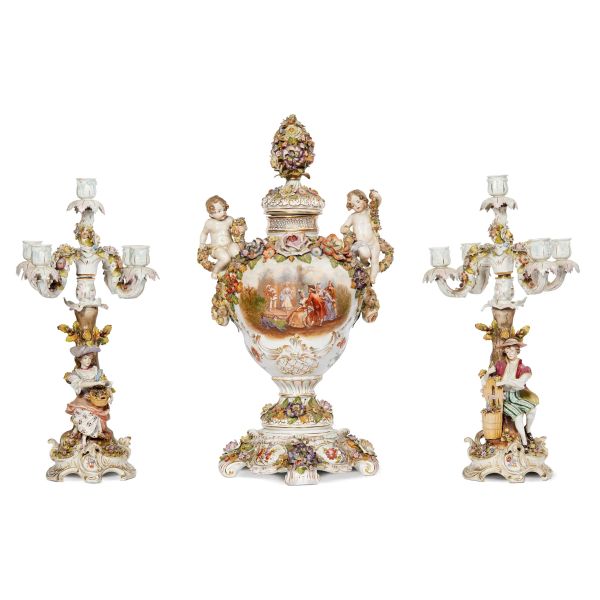 



A GERMAN TRIPTYCH, 19TH CENTURY