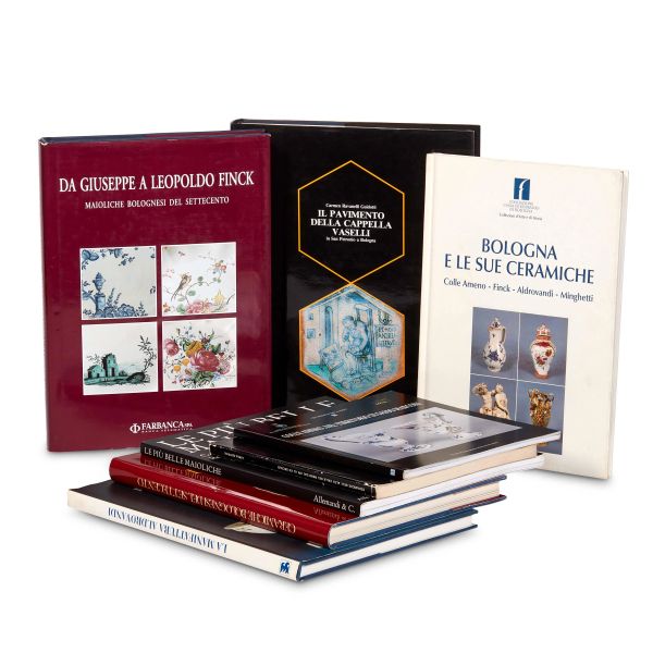 



MAIOLICA. BOLOGNA. Lotto di otto volumi