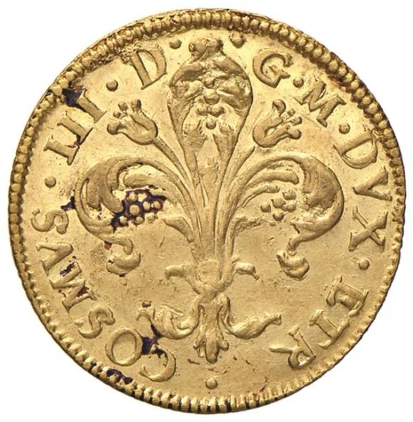 FIRENZE COSIMO III DE&rsquo; MEDICI (1670-1723) FIORINO D&rsquo;ORO 1722