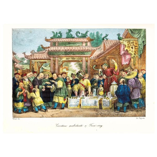 Pellé, Clement. Lo impero cinese illustrato. Napoli, Nobile, 1843.