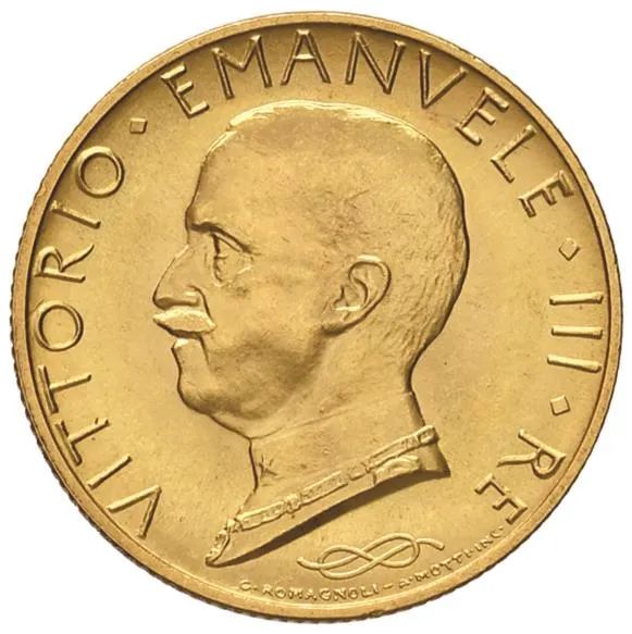 SAVOIA VITTORIO EMANUELE III (1900-1946) 100 LIRE 1931/IX ITALIA SU PRORA Roma