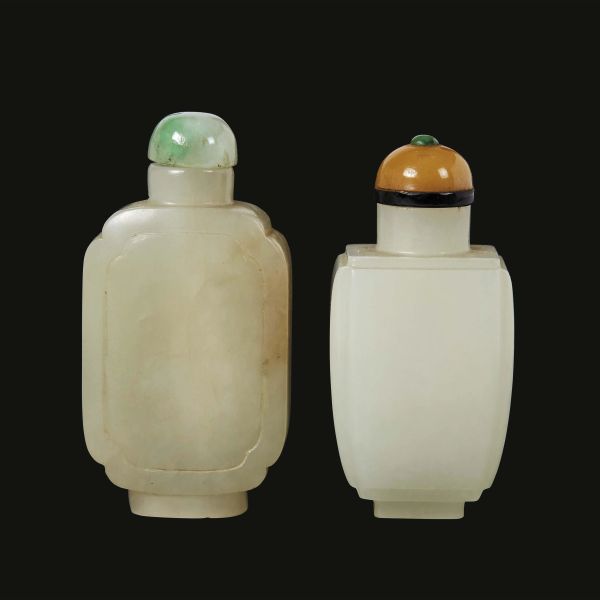 



TWO SNUFF BOTTLES, CHINA, QING DYNASTY, 19TH CENTURY