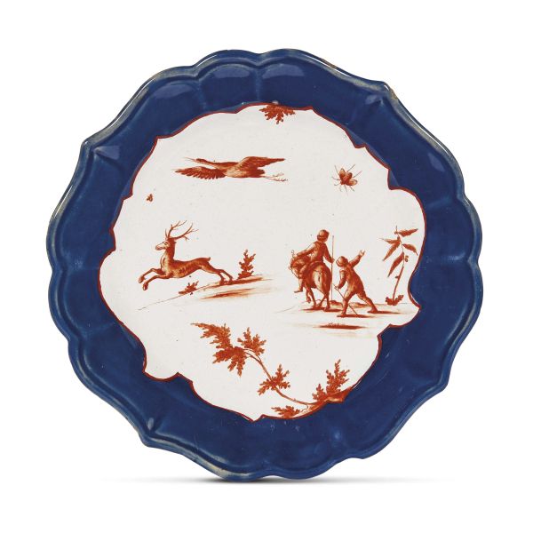 A SMALL PLATE, MANUFACTORY FELICE CLERICI, MILANO, 1770