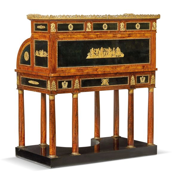 SCRITTOIO A RULLO, FRANCIA, SECOLO XIX