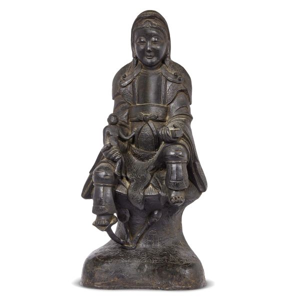 A STATUE, CHINA, MING DYNASTY, 17TH CENTURY