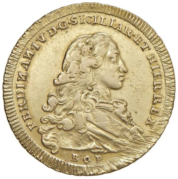NAPOLI. FERDINANDO IV DI BORBONE (1759-1799). DA 6 DUCATI 1776