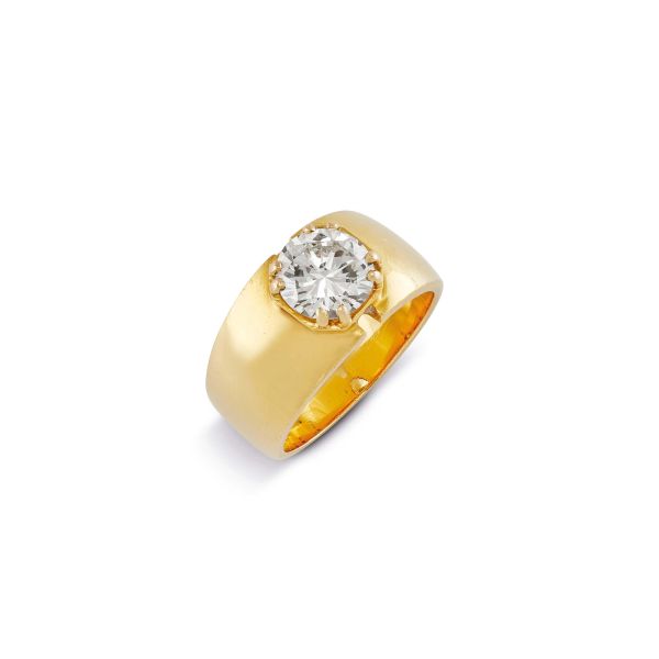 



ANELLO A FASCIA CON DIAMANTE