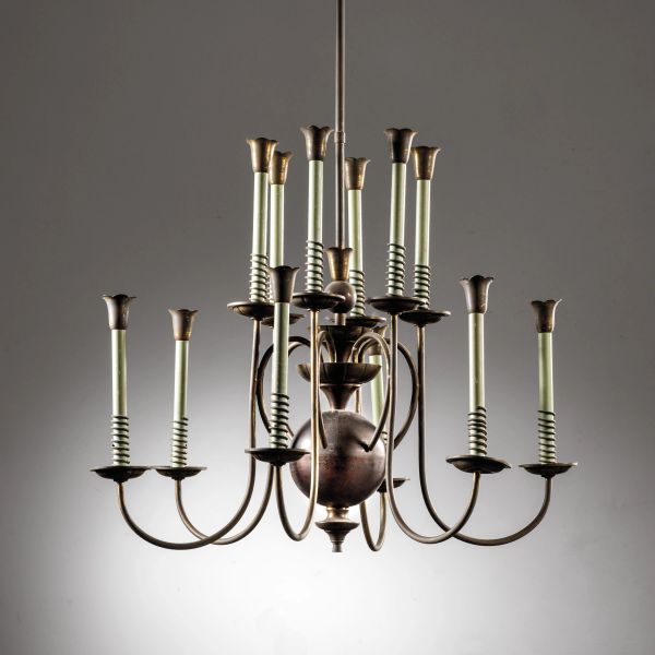 



A METAL CEILING LAMP