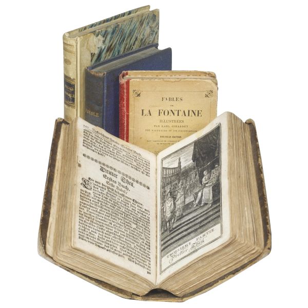 (Favole - Illustrati 700)   Lotto di 4 opere di favole in 4 volumi: