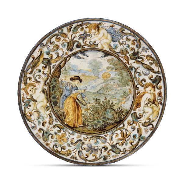 Carlo Antonio Grue - A PLATE, CASTELLI D'ABRUZZO, CARLO ANTONIO GRUE, CIRCA 1675-1685