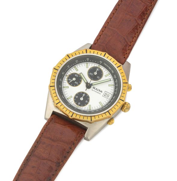 BULOVA STAINLESS STEEL CHRONOGRAPH  