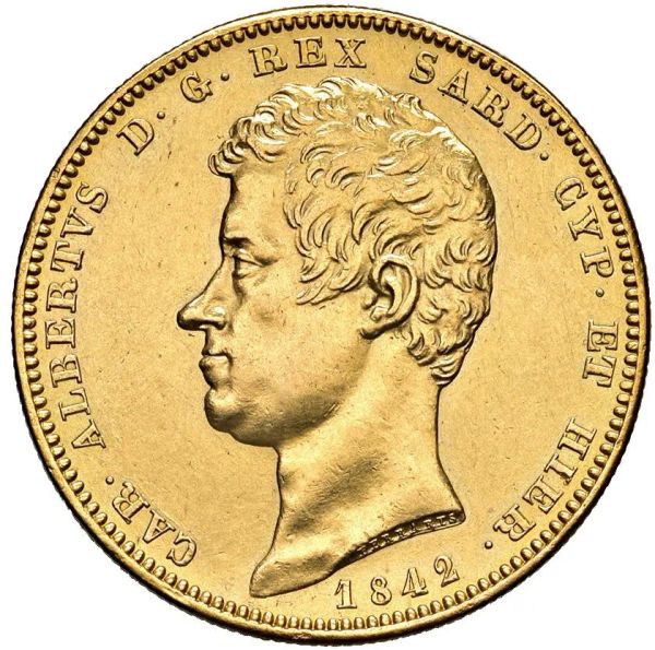      SAVOIA CARLO ALBERTO (1831-1849) 100 LIRE 1842 Torino  