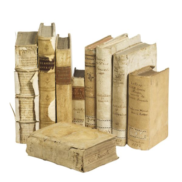 Lot of nine works of the 16   th    century. Not collated. Condition report upon request.