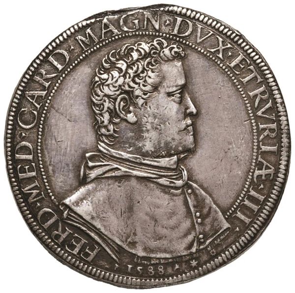FIRENZE FERDINANDO I DE&rsquo; MEDICI (1587-1609) PIASTRA 1588