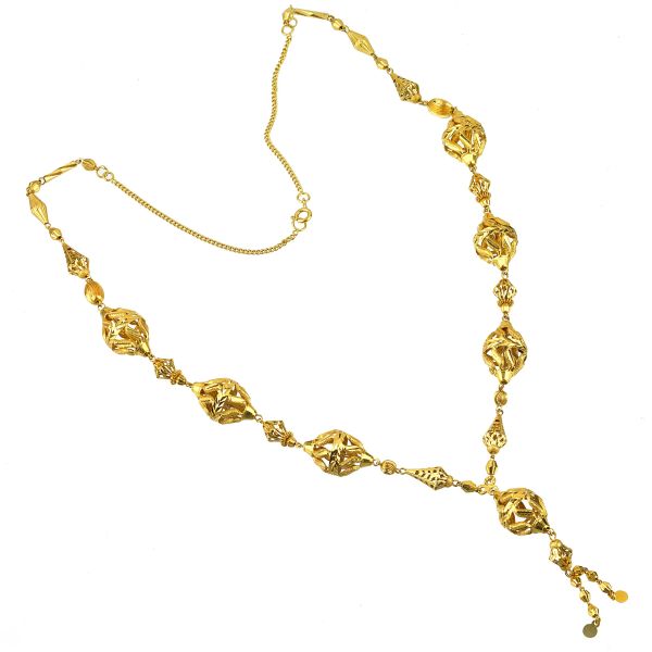 



LONG NECKLACE IN 21KT GOLD