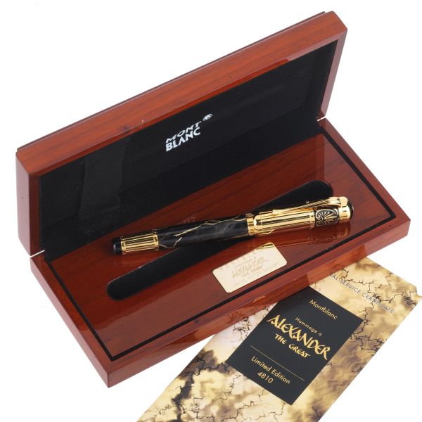 Montblanc -      MONTBLANC &quot;HOMMAGE A ALEXANDER THE GREAT&quot; PENNA STILOGRAFICA SERIE PATRON OF ART EDIZIONE LIMITATA N. 0243/4810, ANNO 1998 