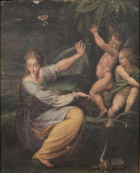  Seguace del Parmigianino, sec. XVII 