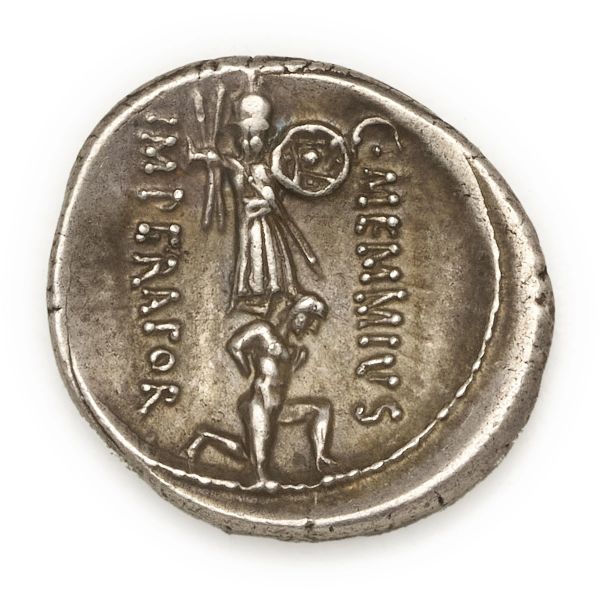 Memmia - Denario C. Memmius C.f. (56 a.C.) - Zecca: Roma